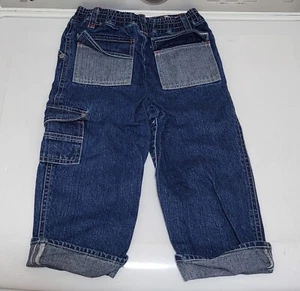 B.U.M. Pantalones de mezclilla Equipment 18 meses niño azul cargo Y2K holgados BUM 18M - Imagen 1 de 7