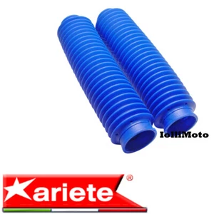 SOFFIETTI FORCELLA ARIETE BLU UNIVERSALE MOTO ENDURO HONDA 07995 MADE ITALY - Foto 1 di 1