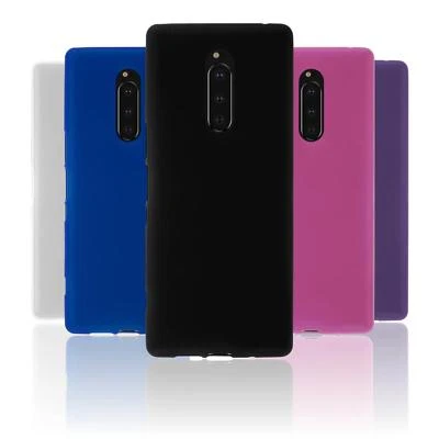 PHONENATIC Silikon Hülle für Sony Xperia 1 matt Cover