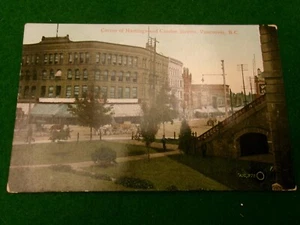 Hastings & Cambie St Vancouver BC postcard 1912 cancel #2961 - Picture 1 of 2