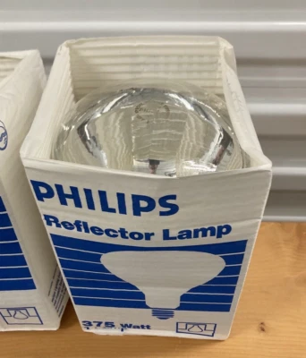 Philips Reflector Lamp 375R40/1 120V Infrared Lamp Light Bulb - new - Image 1 of 4