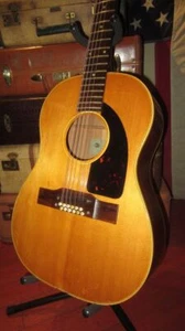 Vintage 1963 Epiphone FT-85 Serenader 12 String Guitar Natural w/ Hard Case - Picture 1 of 8