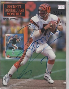 Boomer Esiason Cincinnati Bengals Autogramm Beckett Magazin - Bild 1 von 1