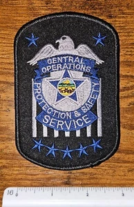 Central Operations Protection & Safety Service Embroidered Patch - Picture 1 of 1