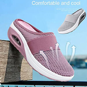 Women's Air Cushion Slip-On Walking Shoes Orthopedic Diabetic Walking Shoes