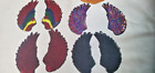 4 sets of wing patches, Fashion lot of four wing patches/great on clothing/ect