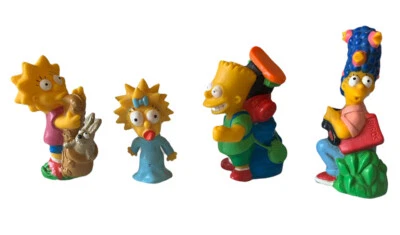 "Figuras de acción de Los Simpson juguetes de plástico duro Lisa Bart Maggie Marge de colección 3,5""" Foto 1 de 4