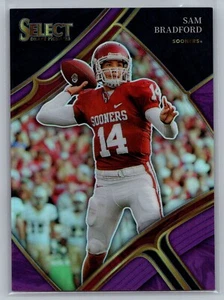 Sam Bradford/75 Purple Prizm Oklahoma 2023 Panini Selecciones de Draft Fútbol - Imagen 1 de 2