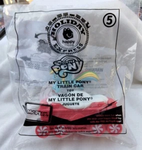 McDONALD'S HAPPY MEAL TOY HOLIDAY EXPRESS #5 MY LITTLE PONY TRAIN CAR 2017 NEW - Picture 1 of 3