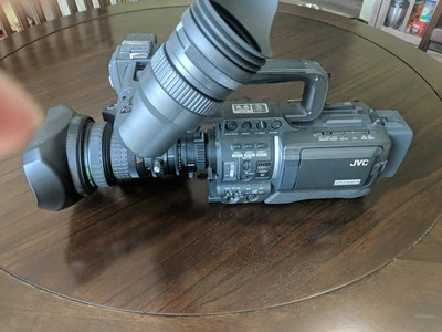 JVC GY-HD110U PROHD HD MiniDV Camcorder W/ Fujinon TV-ZOOM Lens - Image 1 of 4