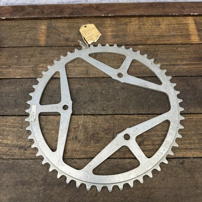 Vintage Sugino Maxy II Chainring NOS 52T 52-Tooth 3-Bolt 3-Arm Alloy Road Bike - Image 1 of 4