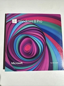 Microsoft Windows 8 Pro 32 Bit / 64 Bit VUP DVD OEM Authentic - Picture 1 of 2