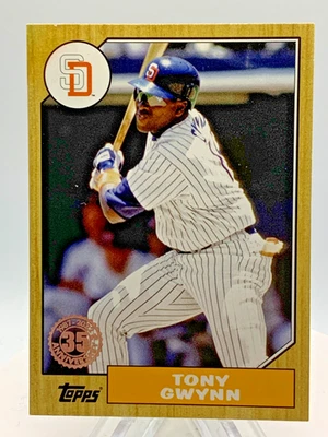 2022 Topps Series 1 - 1987 Topps Baseball 35th Anniversary Tony Gwynn #T87-57 - Image 1 of 2
