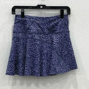Athleta Women Purple Printed Ace Athletic Tennis Skort Extra Small XS - Picture 1 of 3