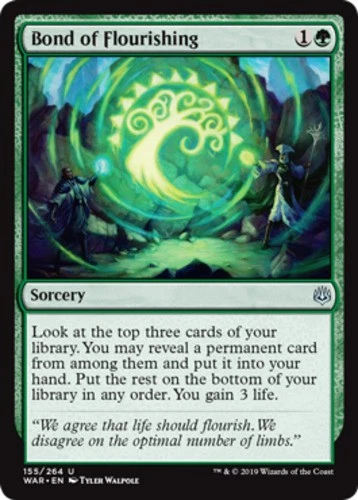 x1 Bond of Flourishing - War Of The Spark - NM - MTG - Image 1 of 1