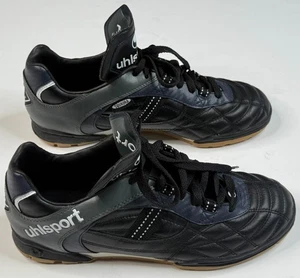Uhlsport Squadra Herren Vintage seltene Hallen Fußball Fußballschuhe Größe 9 - Bild 1 von 14