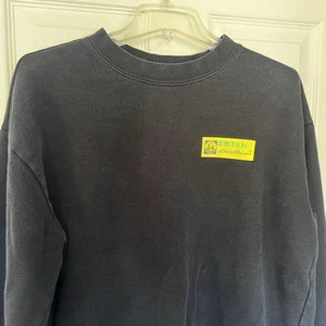Eddie Bauer x ASAP Worldwide Men's EBTEK Crewneck Sweatshirt Black Medium EUC - Picture 1 of 5