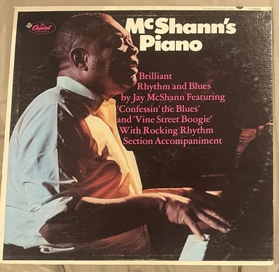 Jay McShann – McShann's Piano (Capitol T-2645) Mono Vinyl LP, 1967 Original - Image 1 of 4