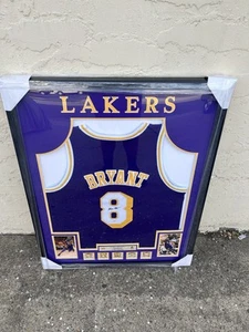 Lakers Kobe Bryant Signed Jersey Framed PSA - Picture 1 of 5