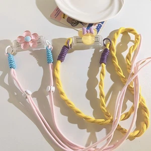 Nylon Rope Strap Phone Back Clip Plastic Rope Buckle Phone Chain Straps - Photo 1 sur 12