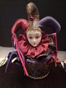Vintage San Francisco Music Box Company 1994 bufón payaso funciona. Lindo - Imagen 1 de 13