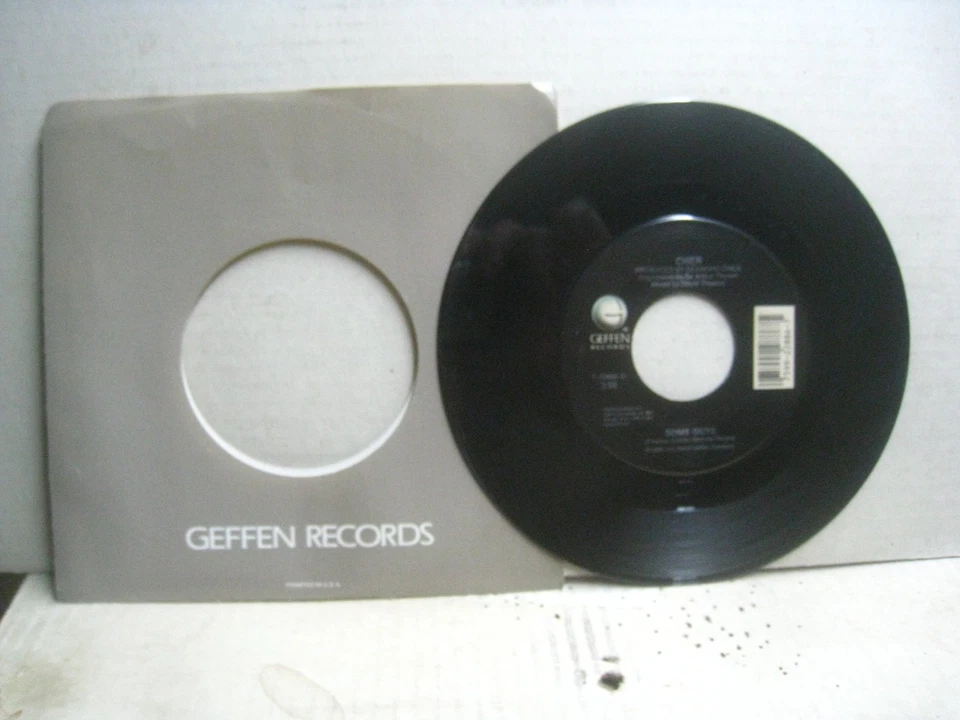 Cher If I Could Turn Back Time / Some Guys *Geffen 22886 45 rpm (NM-) Foto 1 de 1