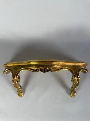 Ancienne Étagère console  en bois doré - Photo 1/4