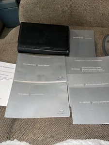 Infiniti Q50 2014 juego manual del propietario con estuche OM14E-0V37U1 OEM - Imagen 1 de 3