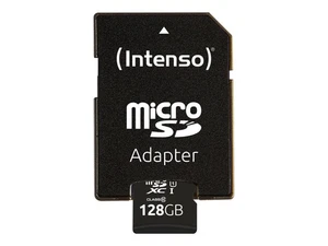Intenso 128GB microSDXC 128 GB MicroSDXC Classe 10 UHS-I 90 MB/s Class 3423491 - Foto 1 di 3