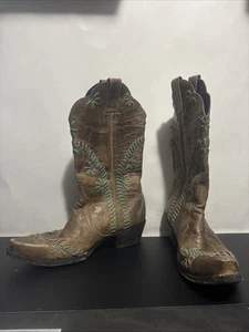 Idyllwind Outlaw Damen-Westernstiefel Zehenpartie Größe 8,5 B hinten gerissen - Bild 1 von 7
