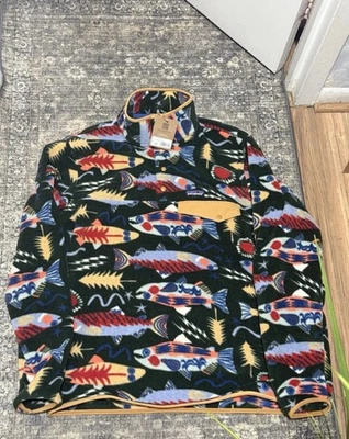 PATAGONIA LIGERO SYNCHILLA SNAP-T POLAR JERSEY SALMÓN ENERGY TALLA GRANDE Foto 1 de 2