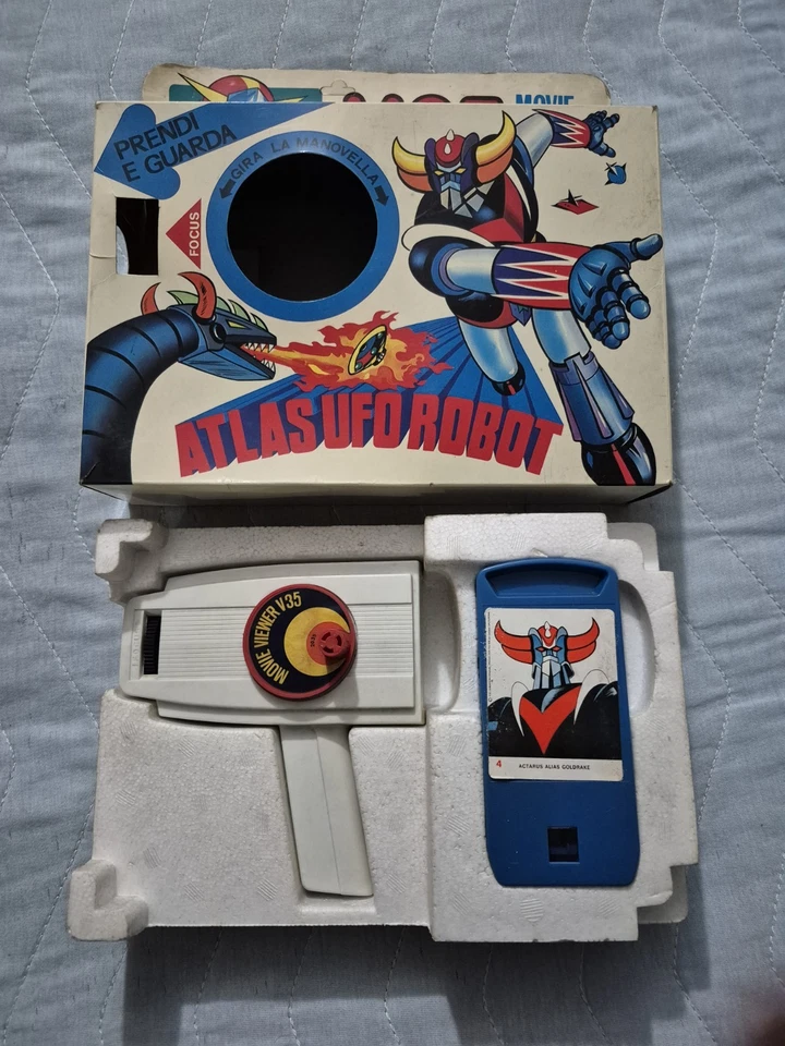 Mupi v35 Movie viewer Con Cassetta Atlas ufo robot Anni 70  - Immagine 1 di 4