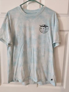 T-shirt uomo Maui & Sons taglia XL maglietta grafica verde chiaro bianco tie dye - Foto 1 di 5