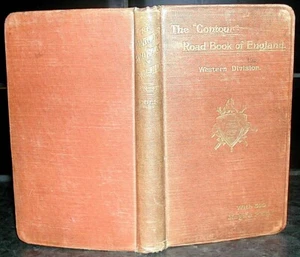 The CONTOUR ROAD BOOK of ENGLAND Western Division Harry R G Inglis 1912-13 Maps - Imagen 1 de 3