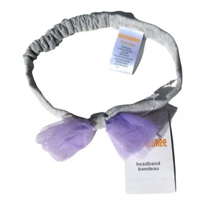 Gymboree Girls One Size Grey/Purple Headband - Picture 1 of 4