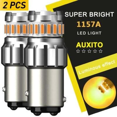 2x Amber 1157 2357 LED Front Turn Signal Light Bulb for Hyundai Sonata 2000-2019 - Image 1 of 4