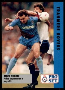 Pro Set Football Fixtures 1991-1992 Tranmere Rovers Mark Hughes #44 - Picture 1 of 2
