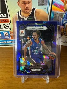 2023-24 Panini Prizm Euroleague Shane Larkin Blue Cracked Ice /125 Anadolu Efes - Picture 1 of 3