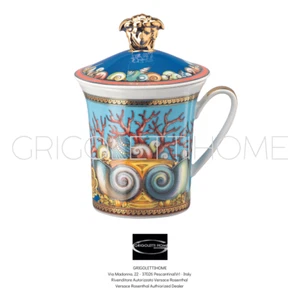 Versace Rosenthal 30 Years Ed. limited - Mug + lid - Les Tresors De La Mer - Picture 1 of 6