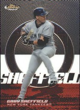 2005 Finest New York Yankees Baseball Card #49 Gary Sheffield