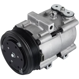 Universal A/C Compressor for Ford Lincoln Mercury 4.2L 4.6L 5.4L 6.8L FS10 F150 - Picture 1 of 9