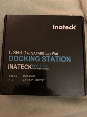 Inateck FD1006C USB 3.0 HDD Docking Station - Black - Image 1 of 2