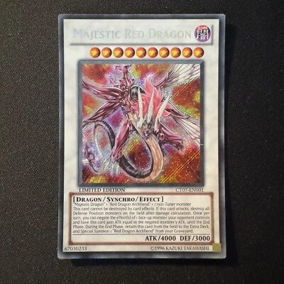 Yugioh! LP Majestic Red Dragon - ABPF-EN040 - Ultimate Rare - 1st Edition Lightl - Image 1 of 4
