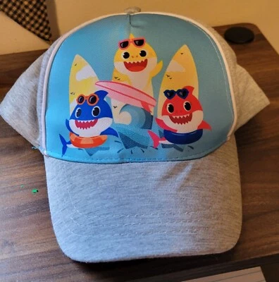 Boné/chapéu tubarão bebê meninos Nickelodeon rosa fong ajustável Snap Back  - Imagem 1 de 3