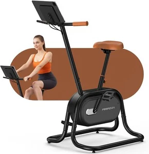 Indoor Exercise Bike Stationary Bike Bicycle Cycling Cardio Workout Bike Home - Picture 1 of 16