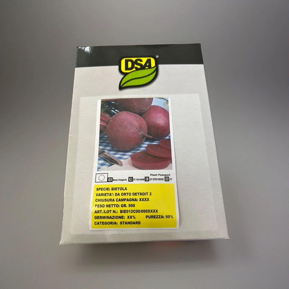 SEMI SEMENTI BIETOLA DA ORTO DETROIT 2 1KG - Immagine 1 di 1