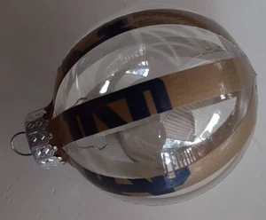 Notre Dame Fighting Irish NCAA Plastic Christmas Ball Ornament - Picture 1 of 3