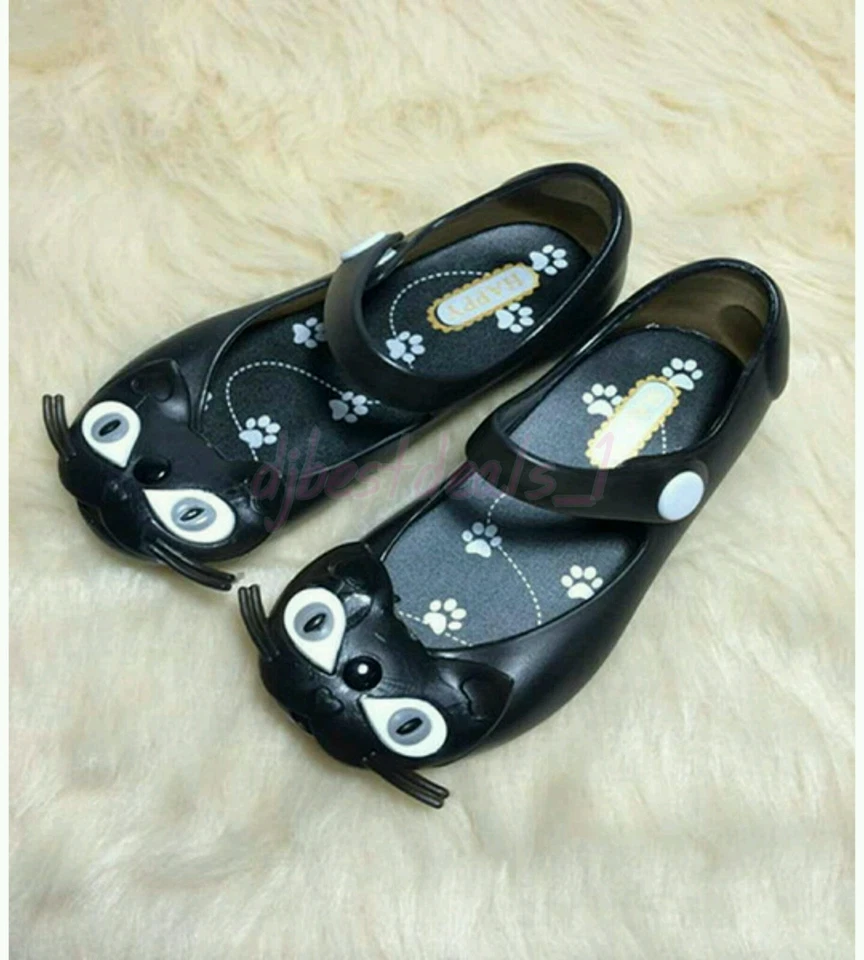 Hot sale Summer Cute Cat Cartoon Jelly Shoes Toddler Girl Soft Kids Flat Sandals - Image 1 of 1