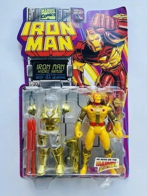 Iron Man Hydro Armor Marvel Articulated AF Toy Biz 1995 NIB NOS - Image 1 of 4