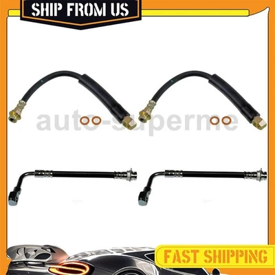 Kit manguera freno delantero trasero línea 4 piezas Chevrolet Impala 5,7 L 1994-1996 Foto 1 de 4